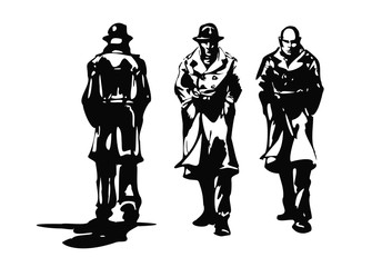 Wall Mural - gangster collection
