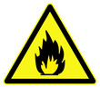 Flammable materials symbol