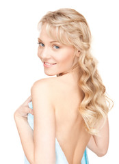 Poster - lovely woman in towel