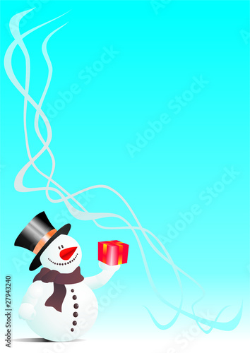 Weihnachtsgrußkarte / Grußkarte mit weihnachtlichem Hintergrund