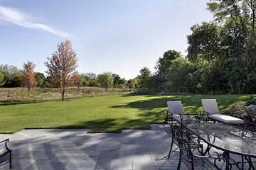 Wall Mural - Patio of luxury home