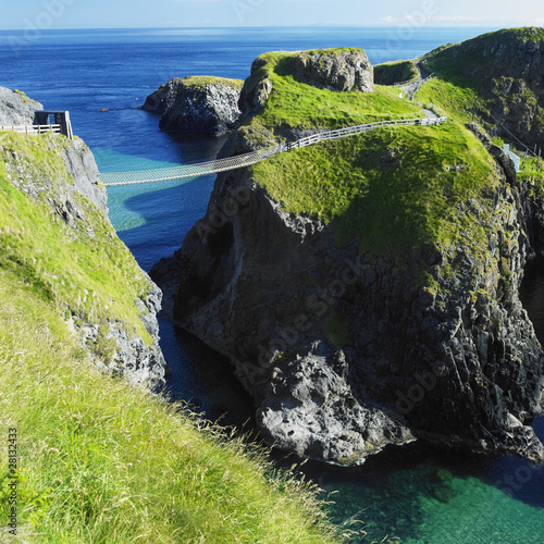 Fotografie, Obraz Carrick-a-rede Rope Bridge, County Antrim, Northern Ireland