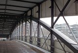 Fototapeta Przestrzenne - Überseebrücke Hamburg