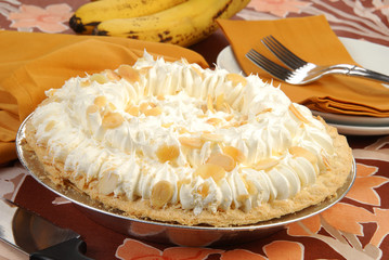 Wall Mural - Banana cream pie