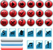 icons buttons set