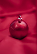 bola roja reflectante, adorno árbol de navidad