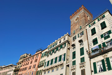 palazzi di piazza caricamento genova