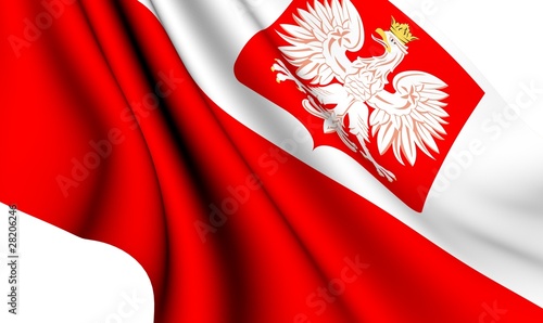 Tapeta ścienna Flaga Polski
