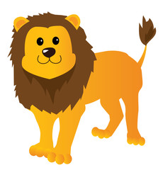 Sticker - cartoon lion