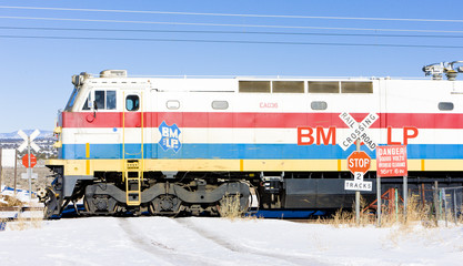 Sticker - electric locomotive, Arizona, USA