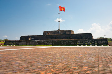 Wall Mural - Flag Tower (Cot Co) Hue Citadel, Vietnam