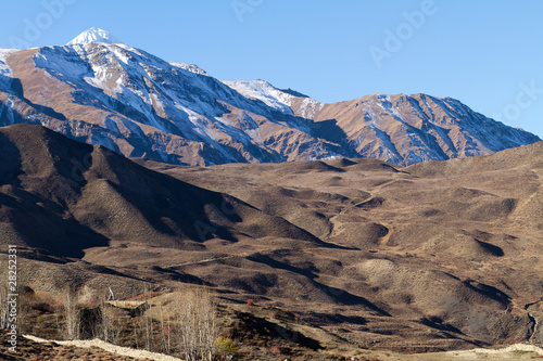 Naklejka samoprzylepna Góry annapurna, nepal