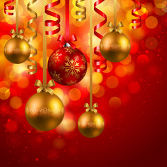 Canvas Print - christmas background