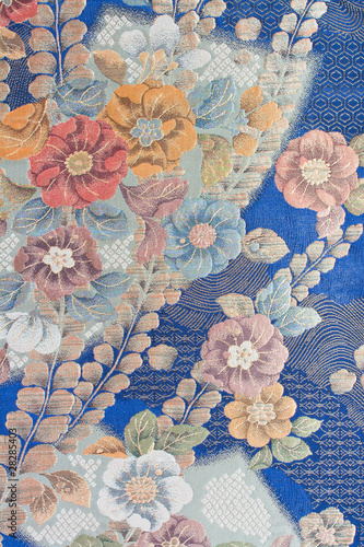Naklejka ścienna Japoński wzór kimono