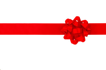 red bow and ribbon