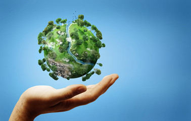 Wall Mural - green earth