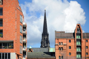 Wall Mural - Hamburger Speicherstadt