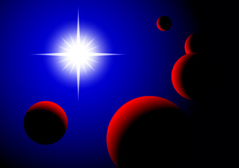 Wall Mural - Abstract universe