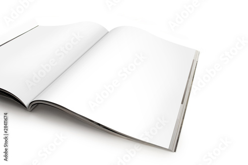 Photographie Tartinade de magazines vierges - Page droite