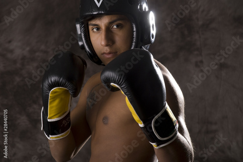 Naklejka samoprzylepna Kick boxing