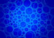 Abstrakter Hintergrund - Blaue Blasen