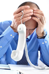 Poster - Businessman having stress