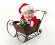 © blessings - Santa baby sitting in a sleigh