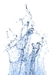 Wall Mural - water splash isolated on a white background