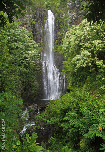 Obraz na płótnie canvas dwuczęściowy "dyptyk" Wailua falls (maui, hawaii)