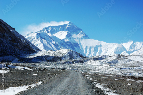 Naklejka samoprzylepna Mount Everest