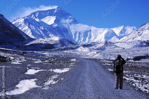 Naklejka samoprzylepna Mount Everest