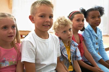 Poster - Classmates at lesson