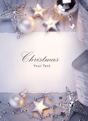 Wall Mural - Art Christmas greeting card