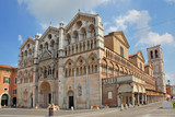 Fototapeta Miasto - Italy Ferrara St George cathedral