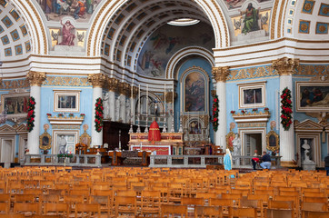 Wall Mural - Interior of  St. Mary christianity church