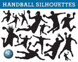 Handball Silhouettes