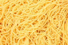 Spaghetti Noodles Close Up