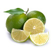 Green lime with a half