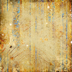 Wall Mural - shabby golden paper