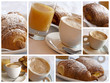 Italian breakfast - collage