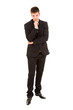© cristovao31 - Young business man full body standing against white background