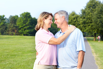 Wall Mural - eniors couple