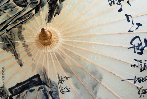 Naklejka - mata magnetyczna na lodówkę Chinese paper umbrella