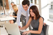 © goodluz - Office workers in the office