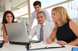 © goodluz - Business people meeting in the office