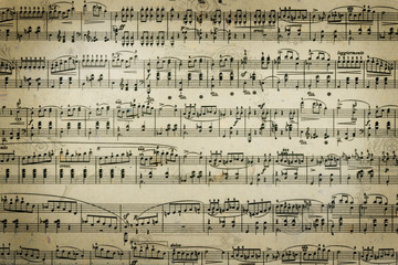 music sheet page