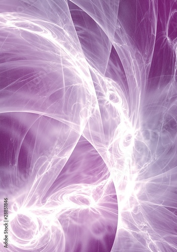 Obraz w ramie purple lightning