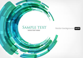 abstract modern background with round shapes