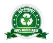 100% recyclable and eco-friendly sign