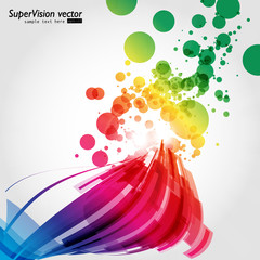 Poster - Abstract Background Vector